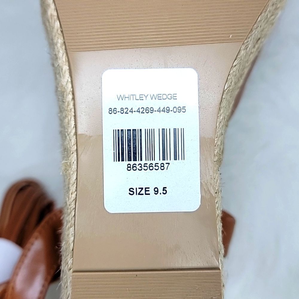 NY&Co WHITLEY WEDGE COGNAC ESPADRILLE - Picture 5 of 7